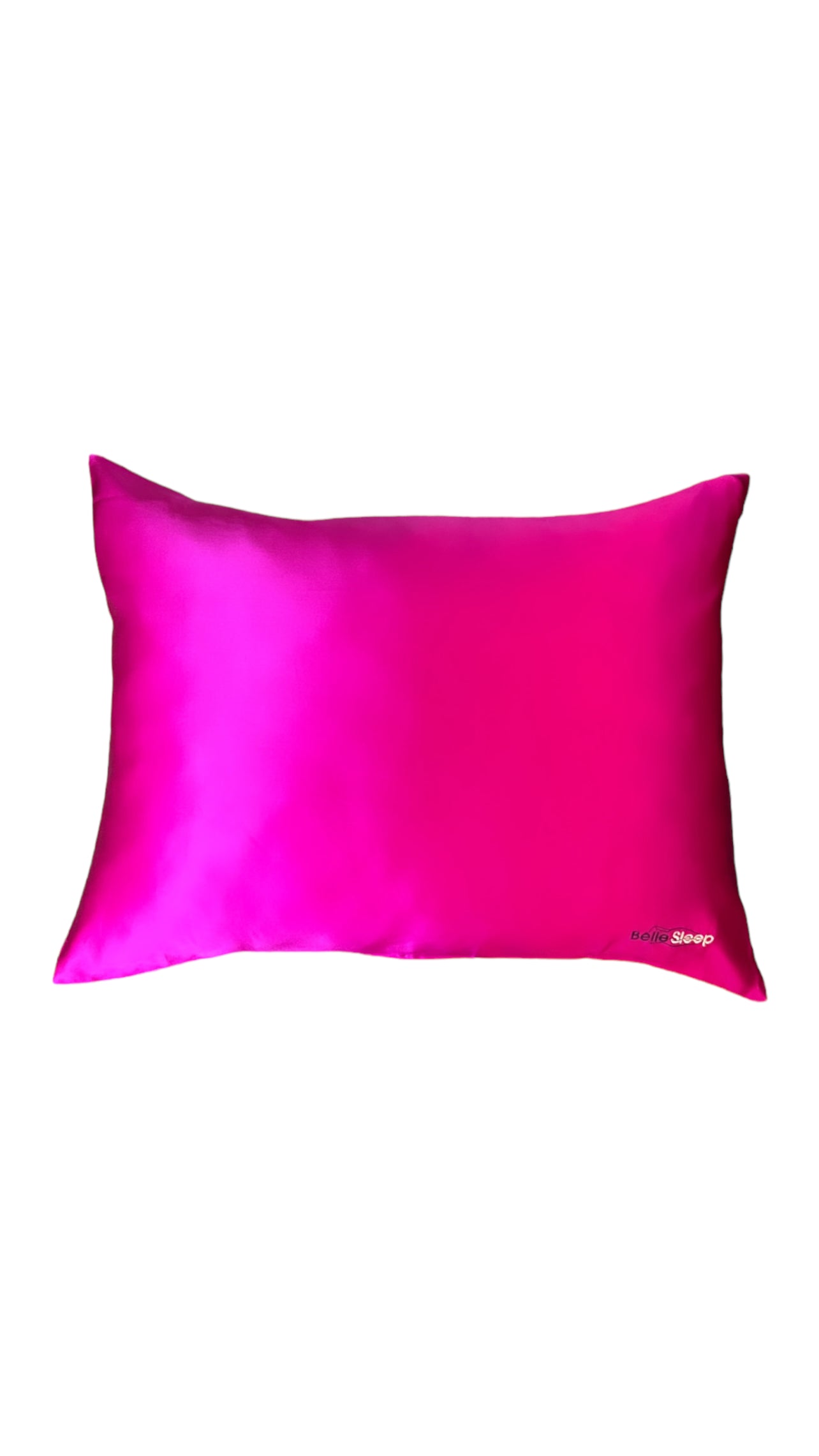 BARBIE PINK STANDARD ZIPPERED SILK PILLOWCASES